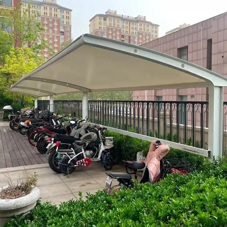 南部县膜结构电动车棚